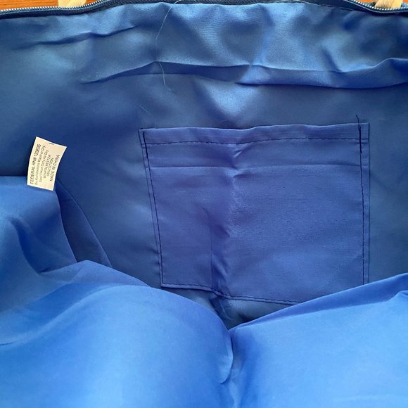 DEI Dennis East International Beach Bag Tote, Blue Stripe -Brand NWT - Picture 2 of 5